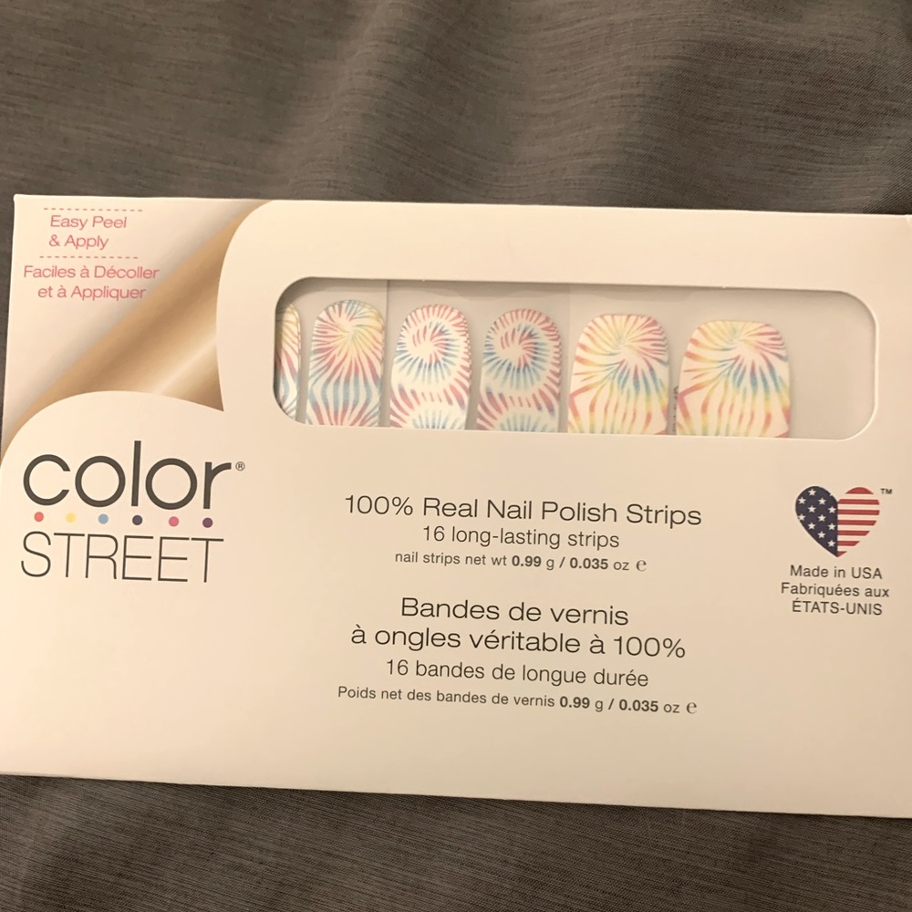 Color street peace love and tie-dye (retired set)